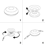 BND833 SPINNI, CABLE ORGANIZER BY GUMBITE-Logo